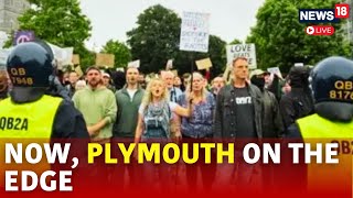 UK Protests Live  Police Injured And Van Damaged In Plymouth Protests  Live News  N18G  UK News [upl. by Braunstein670]