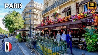 🇫🇷 Paris Av de la GrandeArmée Porte Maillot Place Charles de Gaulle  Walking Tour 4K60 fps [upl. by Latoye306]