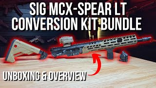 SIG MCXSpear LT Conversion Kit Unboxing [upl. by Kcirdez]