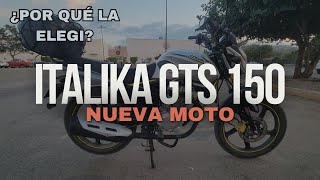 ITALIKA FT GTS 150 PRIMERAS IMPRESIONES MOTO NUEVA [upl. by Nelyak]