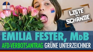 LISTE DER SCHANDE  unterschrieben von EMILIA FESTER  Episode 4 AFDparteiverbot [upl. by Ragas]