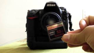 Nikon MBD10 on D700 Demo 8 Frames Per Second [upl. by Aztiley]