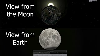 Penumbral amp Partial lunar eclipse of 28 October 2023 Simulation [upl. by Aicylla]