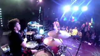 Andrea Bessone live in Wuhan with Melody Fall China Tour 2015 Frenkie  Frenkies Dead drum cam [upl. by Portland901]