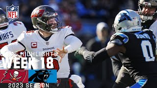 Tampa Bay Buccaneers vs Carolina Panthers  2023 Week 18 Game Highlights [upl. by Chadbourne]