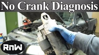 How to Diagnose a No Crank No Start Issue  Nothing or only a Click When the Key is Turned [upl. by Bringhurst]