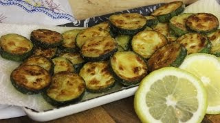 Kolokithakia tiganita κολοκυθάκια τηγανιτά griechisch gebratene Zucchini MezeMezedakia vegan [upl. by Etnor]