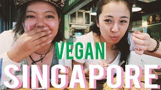 🇸🇬 FIRST DAY IN SINGAPORE AS A VEGAN VLOG [upl. by Territus]