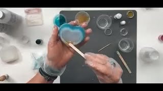 Online Class More Ideas Using Color Pour Resin  Michaels [upl. by Holli625]