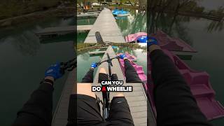 Mountain bike wheeliecapcutcaptions capcut mtb wheelie bikelife water trending [upl. by Tildy]