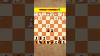 Gambit Vs Gambit 😳💎 Chess tactics  Chess trap  how to play chess  chess gambit shorts [upl. by Caughey]