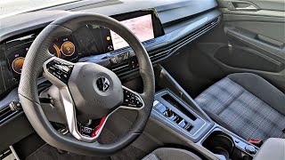 2022 Volkswagen Golf GTI SE Interior  Detailed Walkthrough [upl. by Mackey]