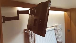 Install a TV bracket in Elddis Affinity 554 caravan [upl. by Pufahl]