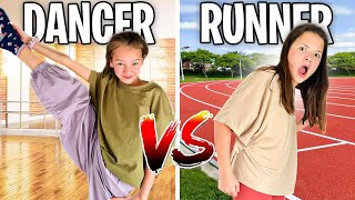 Dancer vs Runner the ULTIMATE athlete  SISTER vs SISTER [upl. by Gildus235]