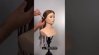 easy bun hairstyles traditional  bun hairstyle for medium hair  hairstyles girls 2024 [upl. by Hada]