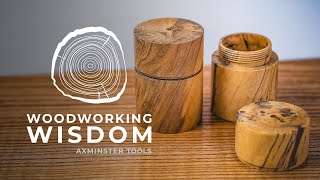 Turn a Salt amp Pepper Shaker  Woodworking Wisdom [upl. by Alroi]