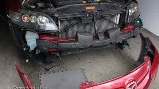 Mazda 6 Front Bumper Removal [upl. by Iahk]