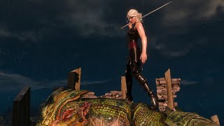 Ciri slays Basilisk  Witcher 3 [upl. by Tull868]