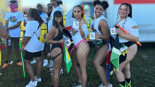 Sunrise Jouvert Morning Walkaround In Miami Carnival 2023 [upl. by Winni633]