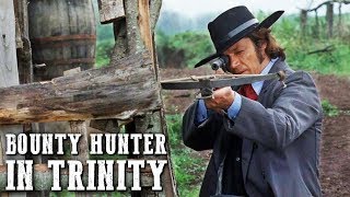 Bounty Hunter in Trinity  WESTERN FOR FREE  Full Length Cowboy Film  Italo Western [upl. by Tanitansy]