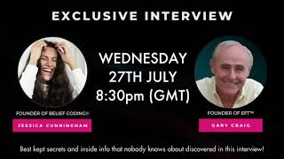 Jess Cunningham Founder of Belief Coding® Interviews Gary Craig foundEr of EFT [upl. by Leeban556]