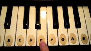 Twinkle Twinkle Little Star  Piano Easy Tutorial [upl. by Dowling]