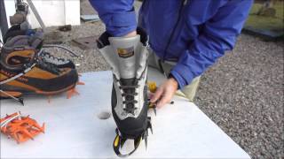 Fitting Grivel New Matic Crampons to Climbing Boots [upl. by Templeton]