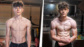 My Best Friends Insane 30 Day Body Transformation from Skinny to Muscular [upl. by Berlyn]