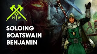 Soloing Boatswain Benjamin  New World Gameplay [upl. by Lokcin]