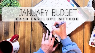 January Budget Walk Through using a ZeroBased Budget and the Cash Envelope Method [upl. by Semaj743]