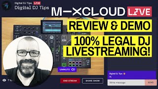 Mixcloud Live Review amp Demo  100 Legal DJ Set Live Streaming  No Copyright Issues [upl. by Nosnej]