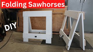 StepbyStep Guide Building Sturdy Folding Sawhorses for Your Woodworking Projects [upl. by Osbourn]