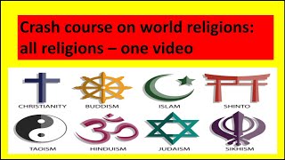 ALL RELIGIONS ONE VIDEO CRASH COURSE ON RELIGION  विश्व के सभी धर्मो को जानो  WORLD RELIGIONS 🌍 [upl. by Nahaj]