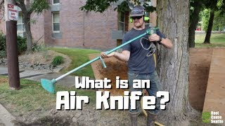 Supersonic AirKnife Demo amp Explanation AirSpade  Root Cause Seattle [upl. by Eerised]