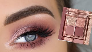 ColourPop SORBET Eyeshadow Quad  Pink amp Cool Toned Eye Makeup Tutorial [upl. by Einad]