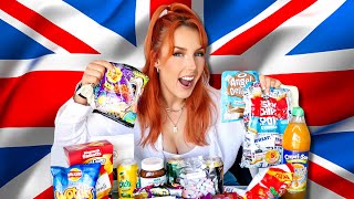 AUSTRALIAN TRIES BRITISH SNACKS [upl. by Georgie]