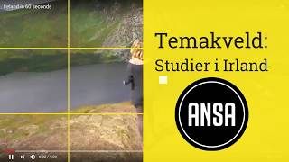 ANSA Temakveld studier i Irland [upl. by Gino]