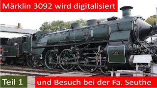 Analoge S36 von Märklin wird digital bekommt Sound und Dampf [upl. by Allianora369]