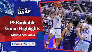 Ateneo vs Adamson Final Four highlights  UAAP Season 85 Mens Basketball  Dec 7 2022 [upl. by Retsam]