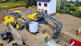 New Water Pipe Installation RC Scale Models 114 [upl. by Adoree]