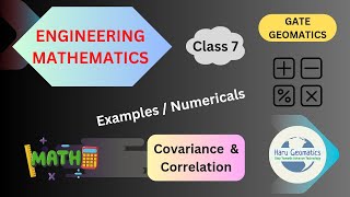 Gate GE 2024 Engineering Mathematics Class 7 Concept amp Significance of COVARIANCE amp CORRELATION [upl. by Wrennie408]