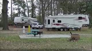 Video Tour of Lotts Island RV Park Hunter Army Airfied GA [upl. by Zenger]