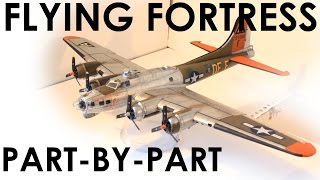 Revell B17G Flying Fortress PartbyPart Build  Model Aircraft [upl. by Dlanigger]