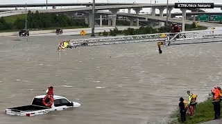 Beryl unleashes high winds heavy rains in Texas stranding residents [upl. by Shiff]