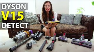 Everything You Need to Know about the Dyson V15 Cordless Vacuum [upl. by Aline]