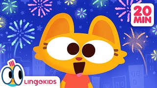 Lets Party 🇺🇸🎸 July 4th Songs for Kids  Lingokids [upl. by Ahsek]