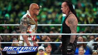 FULL MATCH  The Rock vs Undertaker  WRESTLEMANIA Backlash 2024 [upl. by Laise]