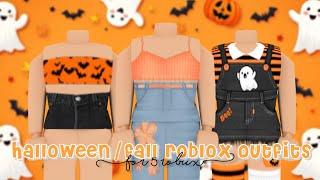 HALLOWEEN FALL roblox outfits for 5 robux  with CODES 🎃🍂 [upl. by Lisa716]