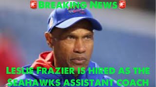 Breaking News Leslie Frazier Is Hired as the Seahawks assistant coach [upl. by Hermione155]