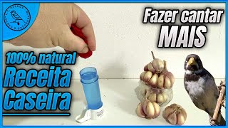 FAZER CANTAR MAIS RECEITA CASEIRA NATURAL [upl. by Tenahs]